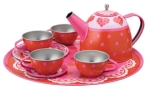 Alex Heart Tin Tea Set