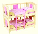 Pintoy - Wooden Doll's Bunk Bed